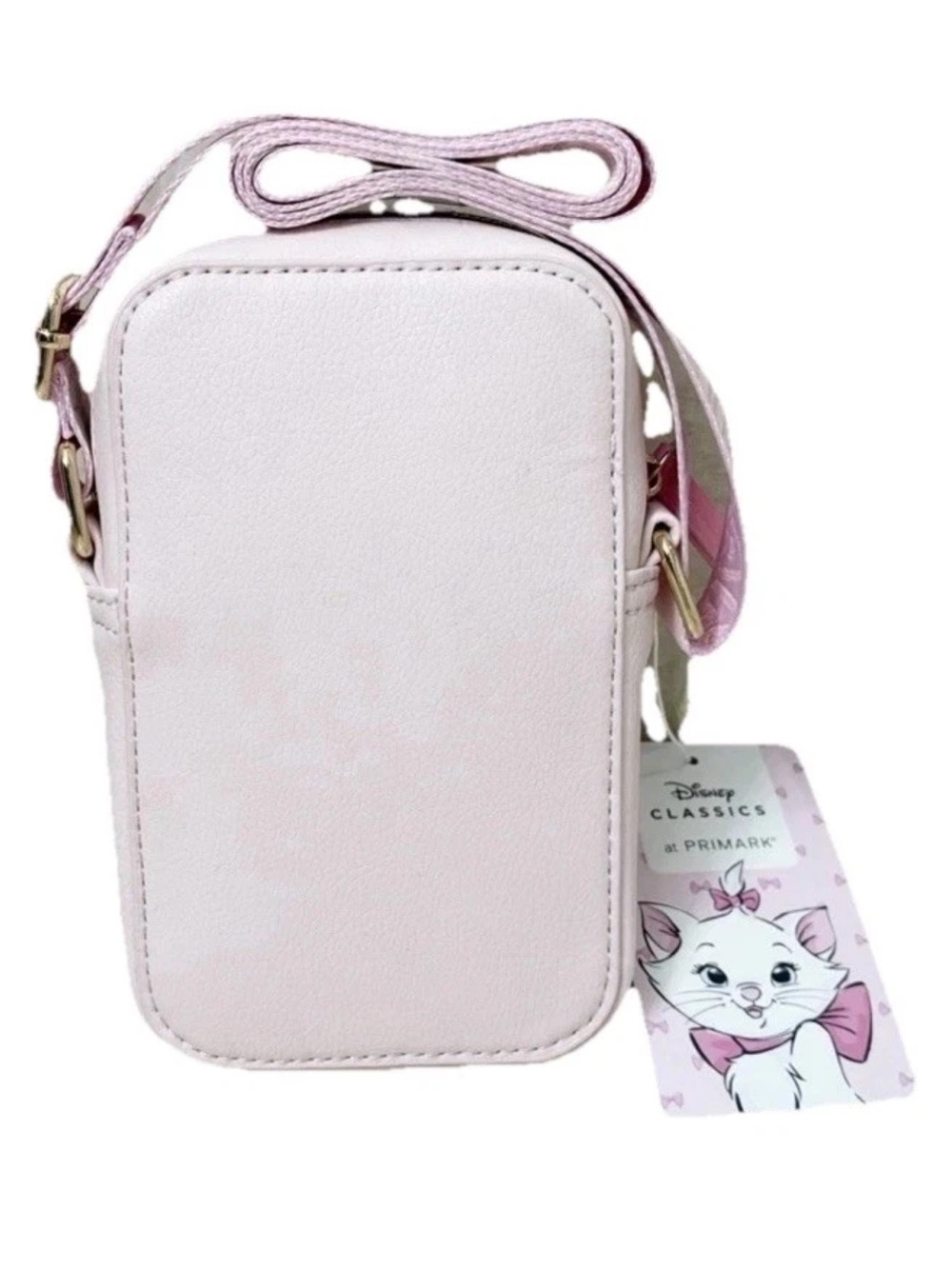 Disney Marie Aristocats Faux Leather Crossbody Bag Cellphone Holder*Primark*-NEW - Picture 4 of 4
